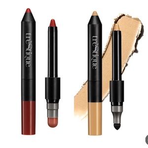 Bundle! Trestique lip and eye crayon NWT